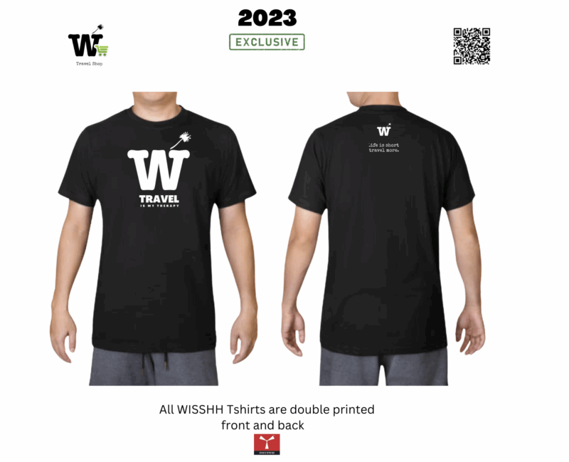 WISSHH 2023 – T-shirt "W Travel more"