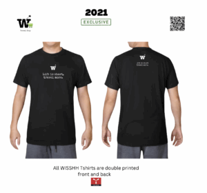 WISSHH 2021 - T-shirt "Life is Short, Travel More".
