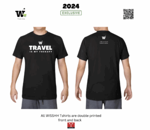 WISSHH 2024 - T-shirt "Travel is my Therapy"