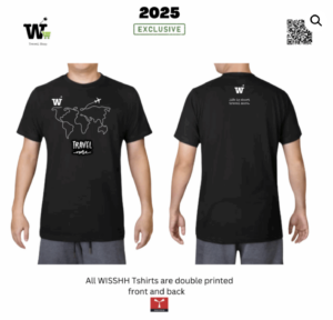 WISSHH Tshirt - 2025 Model - W Logo